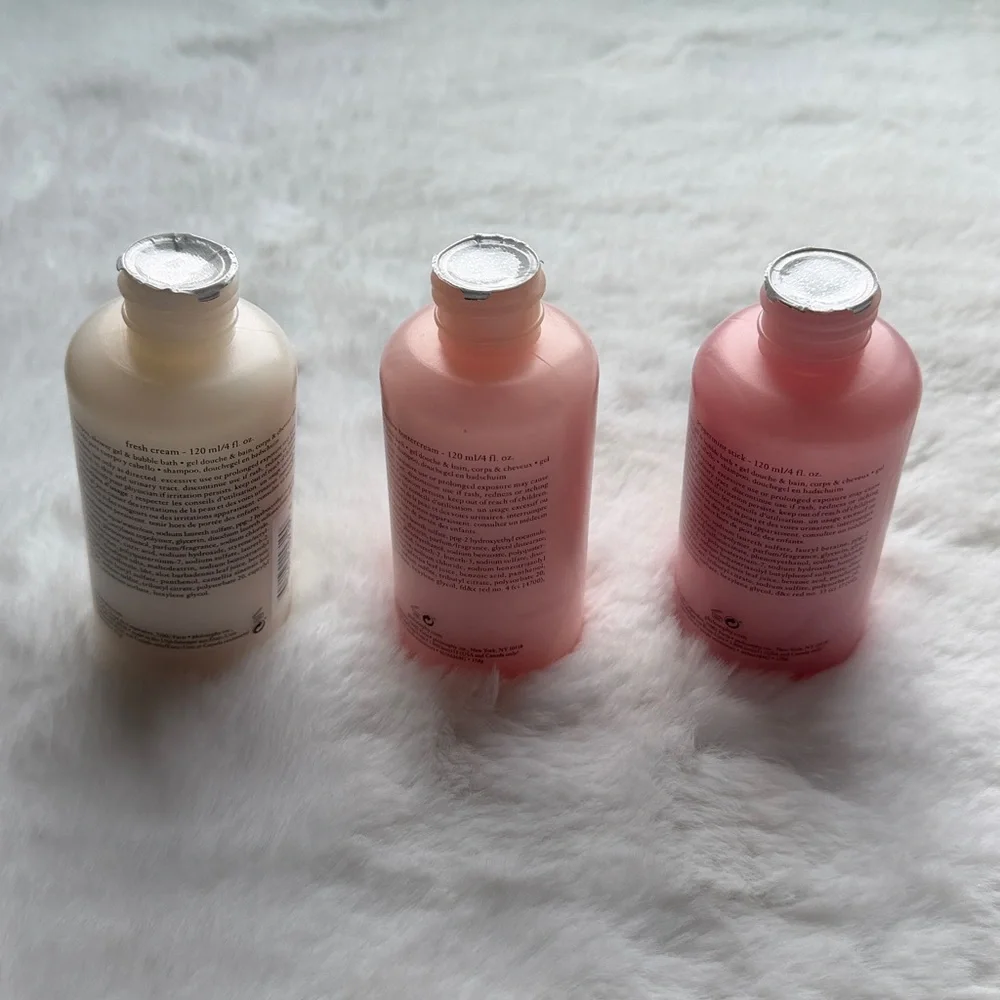 NEW Philosophy Body Wash Fresh cream, Pink Marshmallow Buttercream, Pepp Stick